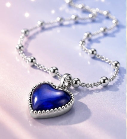 Temperature Sensing Color Changing Pendant necklace