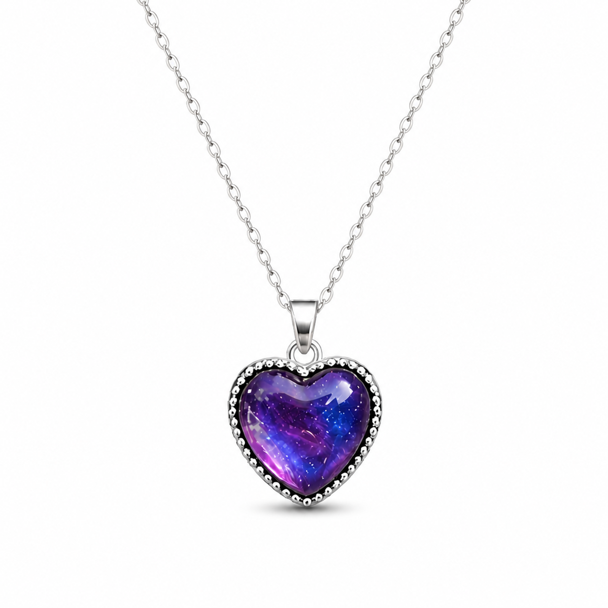 Temperature Sensing Color Changing Pendant necklace